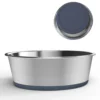 Metal Feeding Bowls with Non-Slip Silicone Bottom